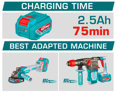 Lithium-Ion Battery and Charger Kit P42M - 2.5Ah