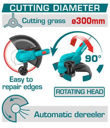 Cordless Grass Trimmer 300mm - P20S 2.0Ah