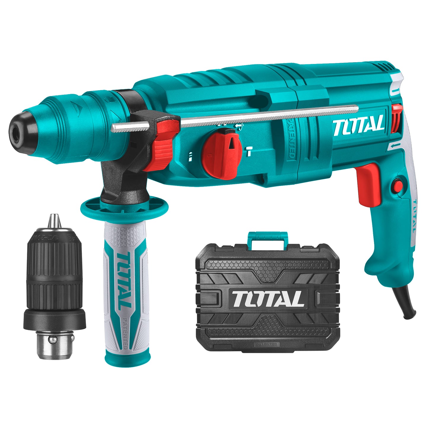 Rotary Hammer 800W - Ø26mm - 2 chucks (SDS Plus + Keyless)