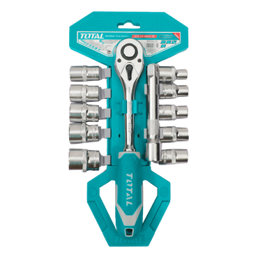 Industrial 1/2" Drive 50BV30 Alloy Steel Metric Ratchet & Socket Set (12 pieces)