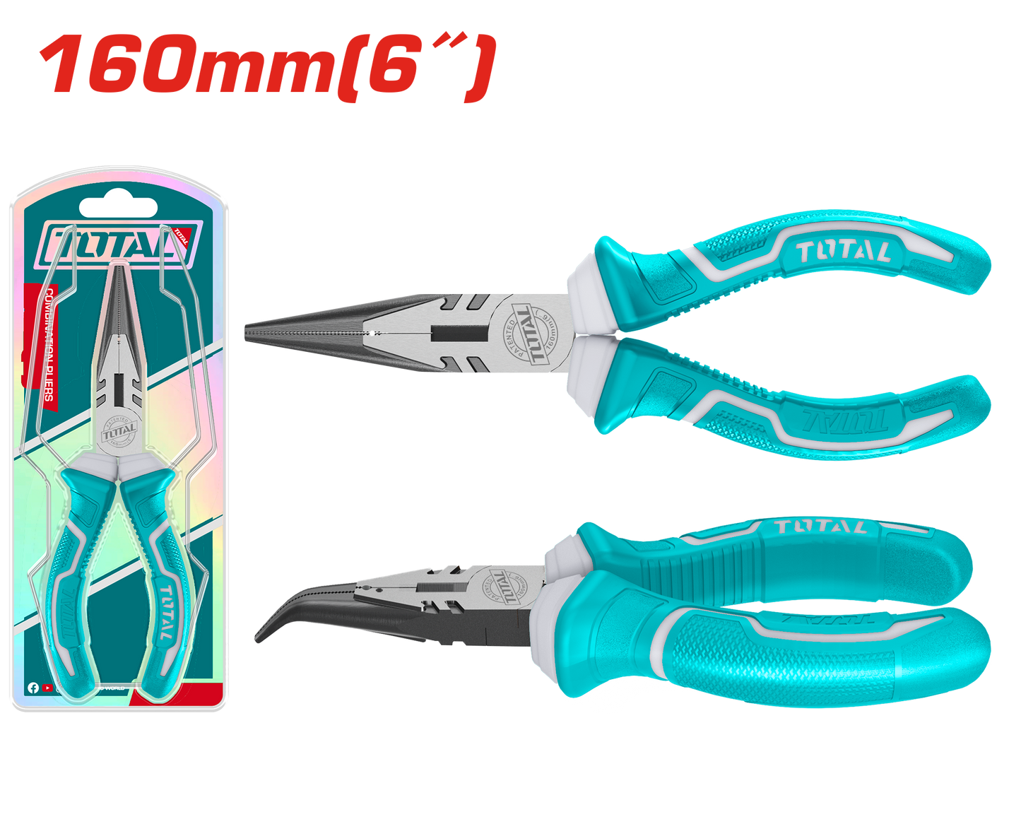 Bent Nose Pliers 160mm(6")