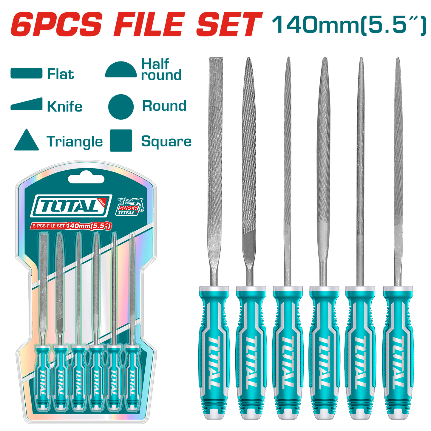 Micro Precision Needle File Master Set (6 pieces)