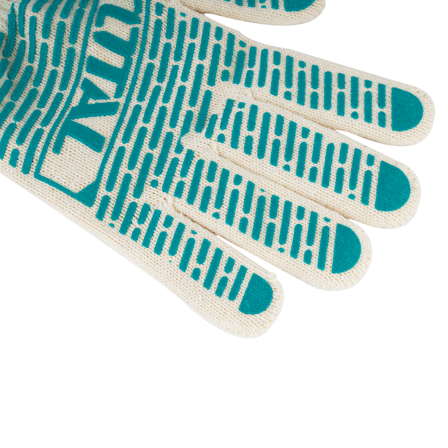 Knitted & PVC Dots Gloves (Size 10 / XL)