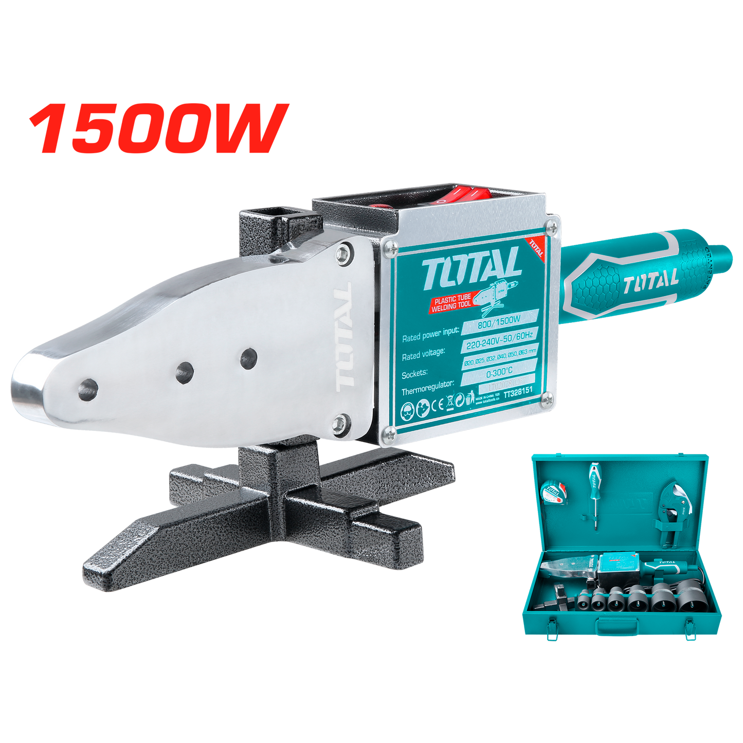 Plastic Tube Welding Tool, 800W 1500W, 300 Deg