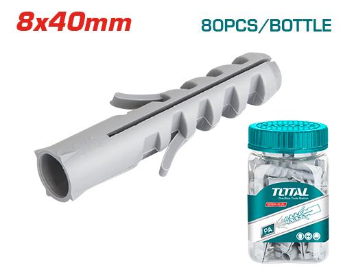 Screw Plug (8x40mm, 80 Pcs In A Bottle,Grey)