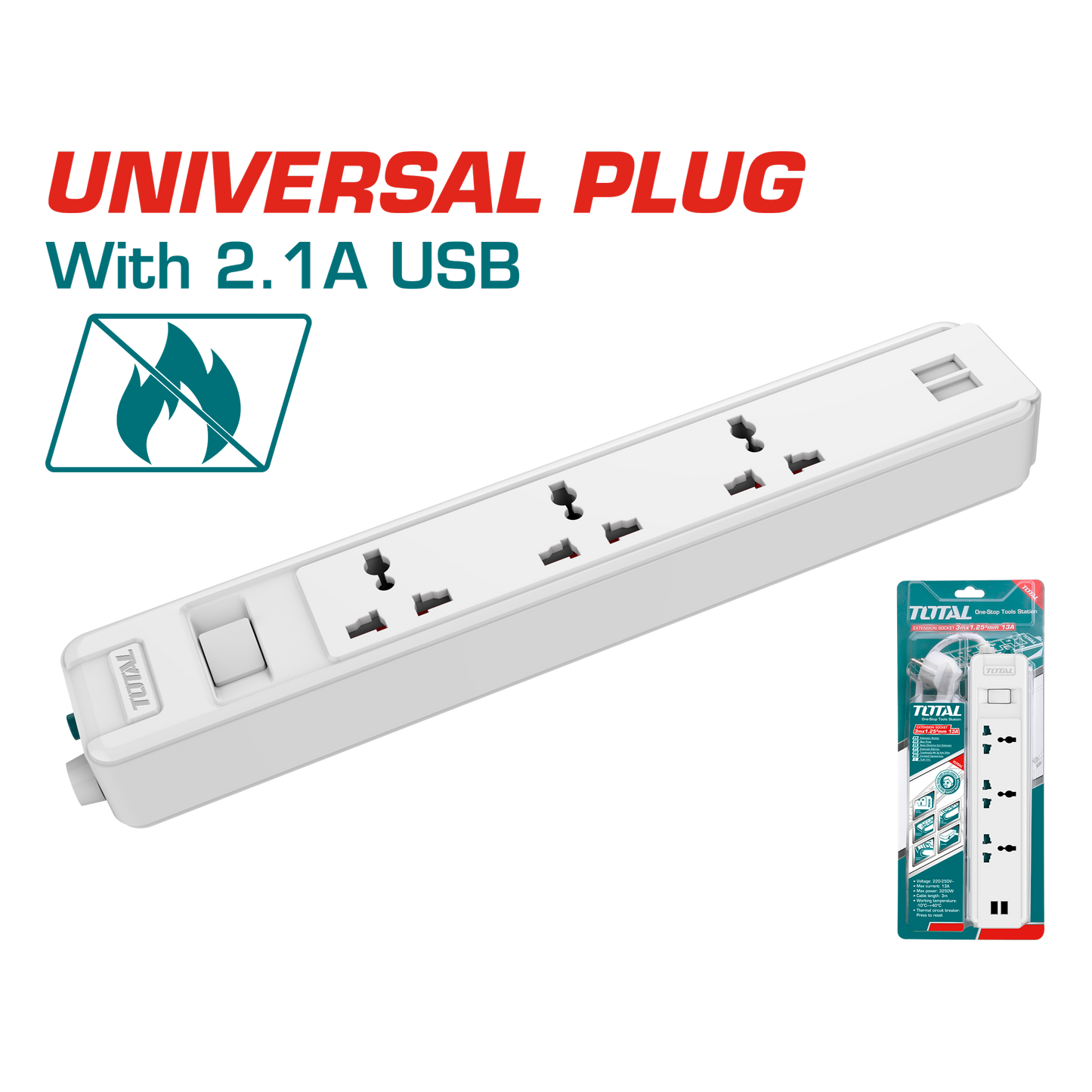 Extension Socket 3 Ways