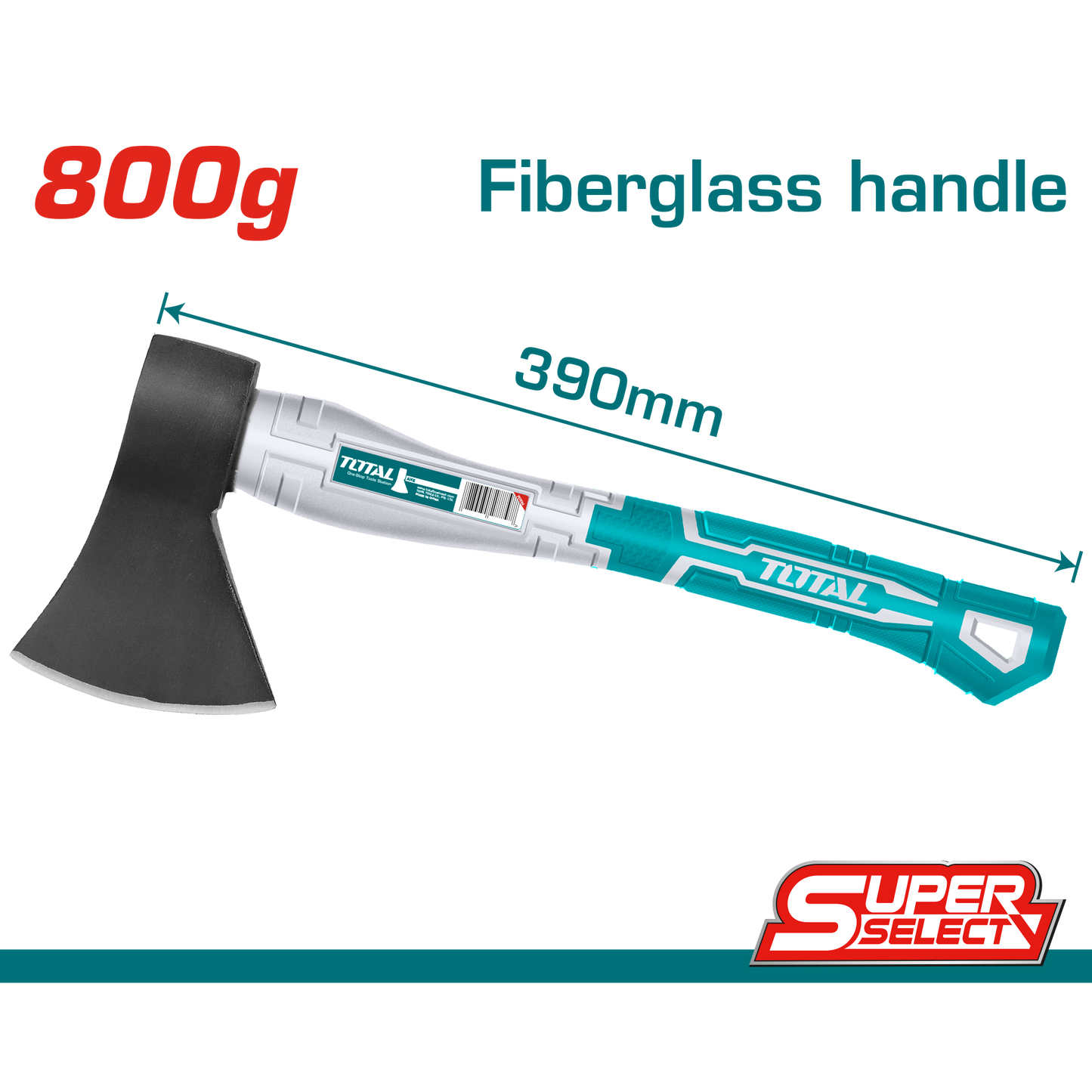 Axe (Fiberglass Handle 800g)