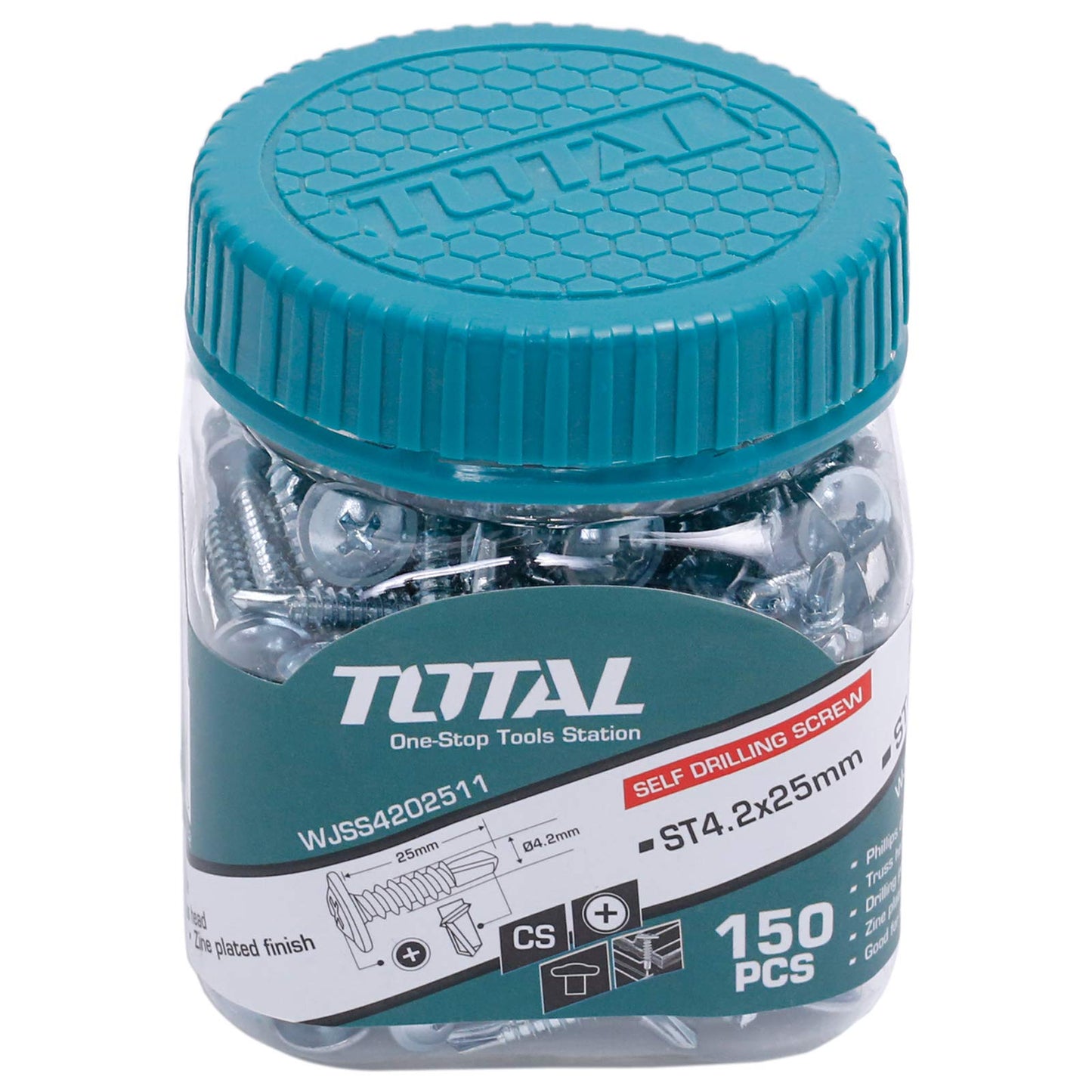 Self DrillingScrew (ST4.2x25mm,150Pc In A Btl)