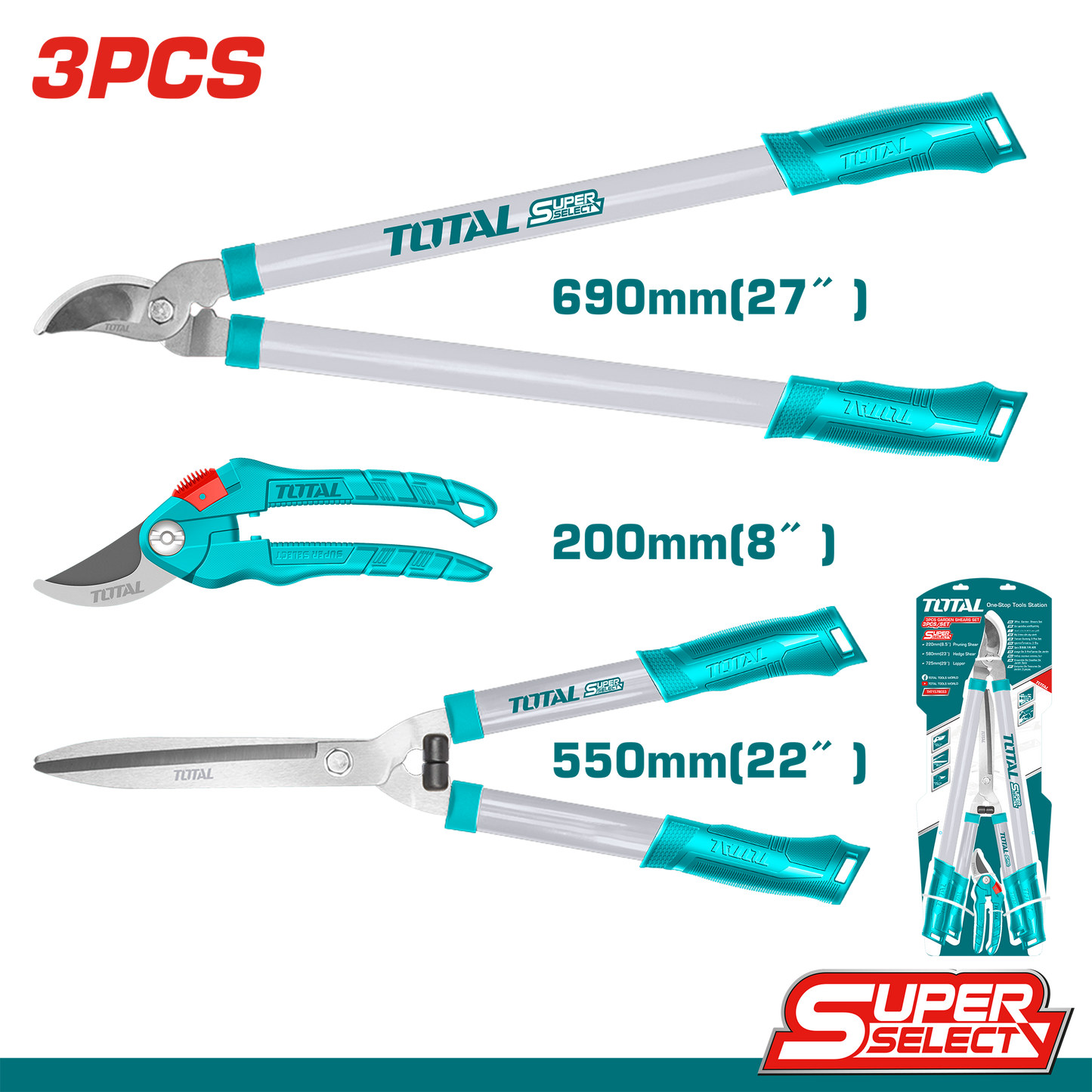 Garden Shears Set (3 pieces)