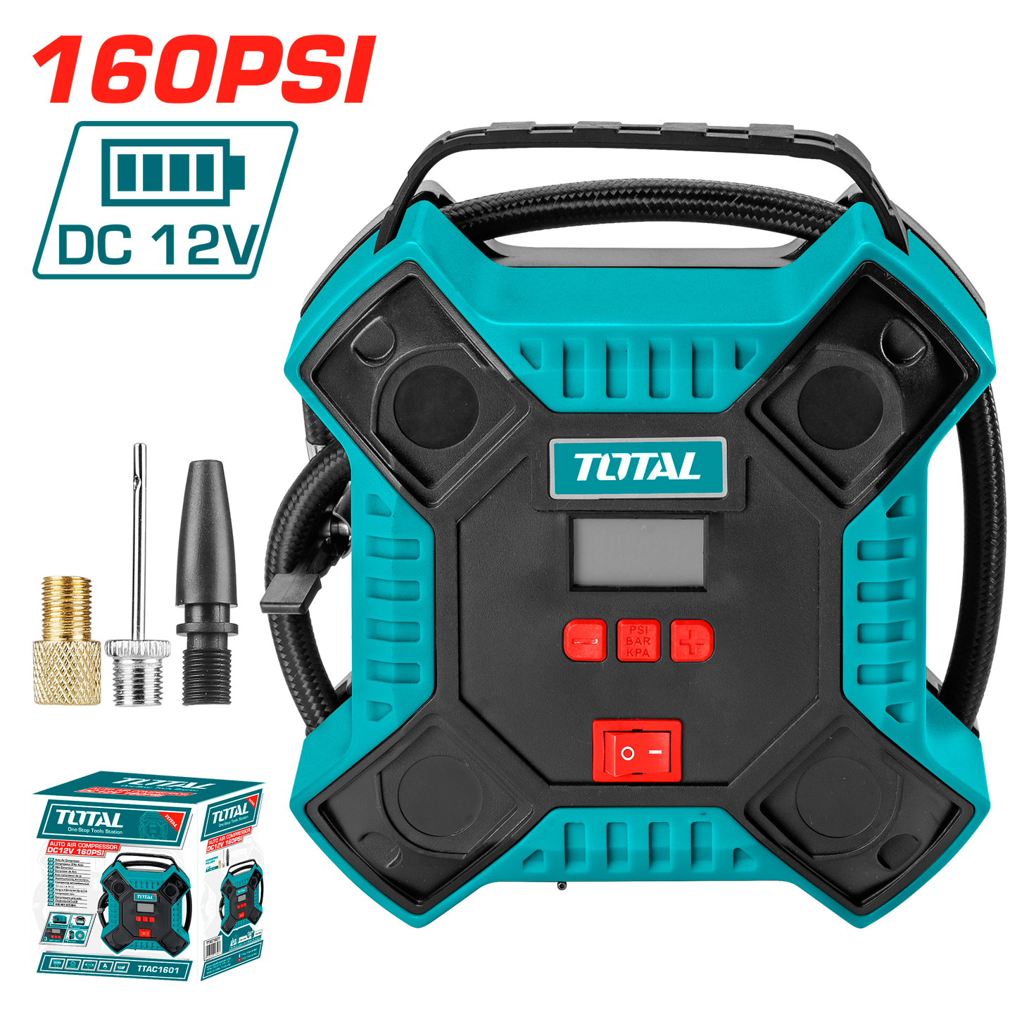 Auto Air Compressor 160Psi (11Bar)