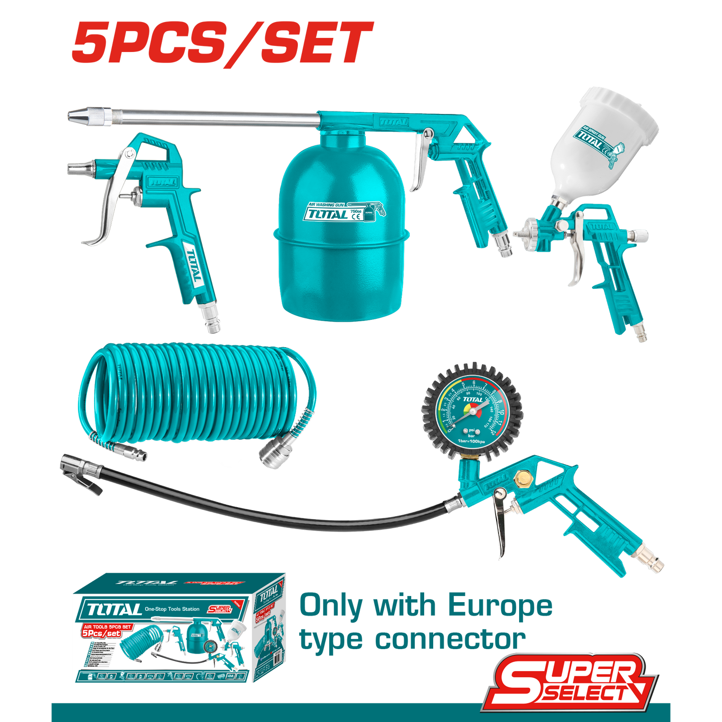 Air Tools Set (5 pieces)