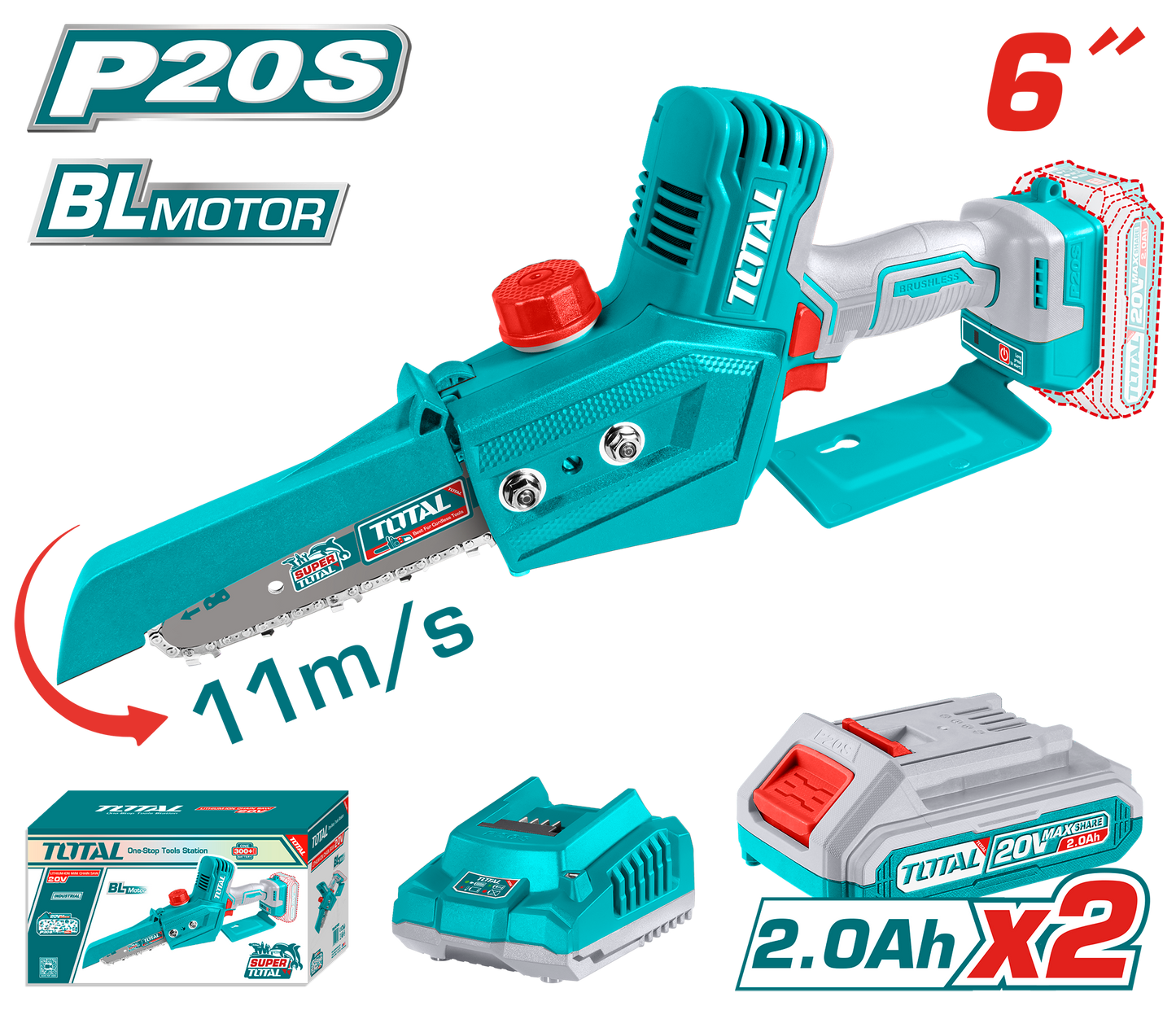 Lithium-Ion Mini Chain Saw