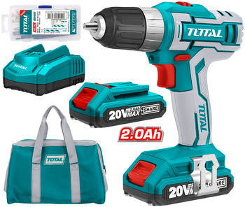 Lithium-Ion Cordless Drill, 20V, 45NM Torque