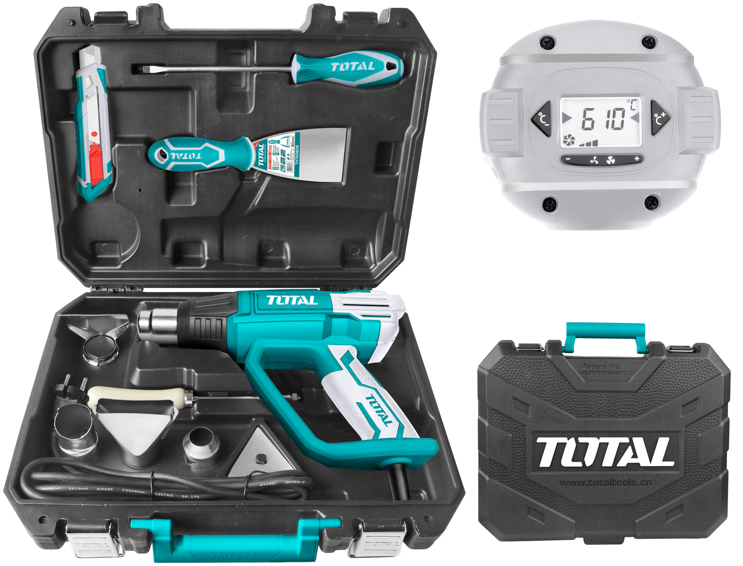 Heat Gun, 2000W, Temp. 50-570 C
