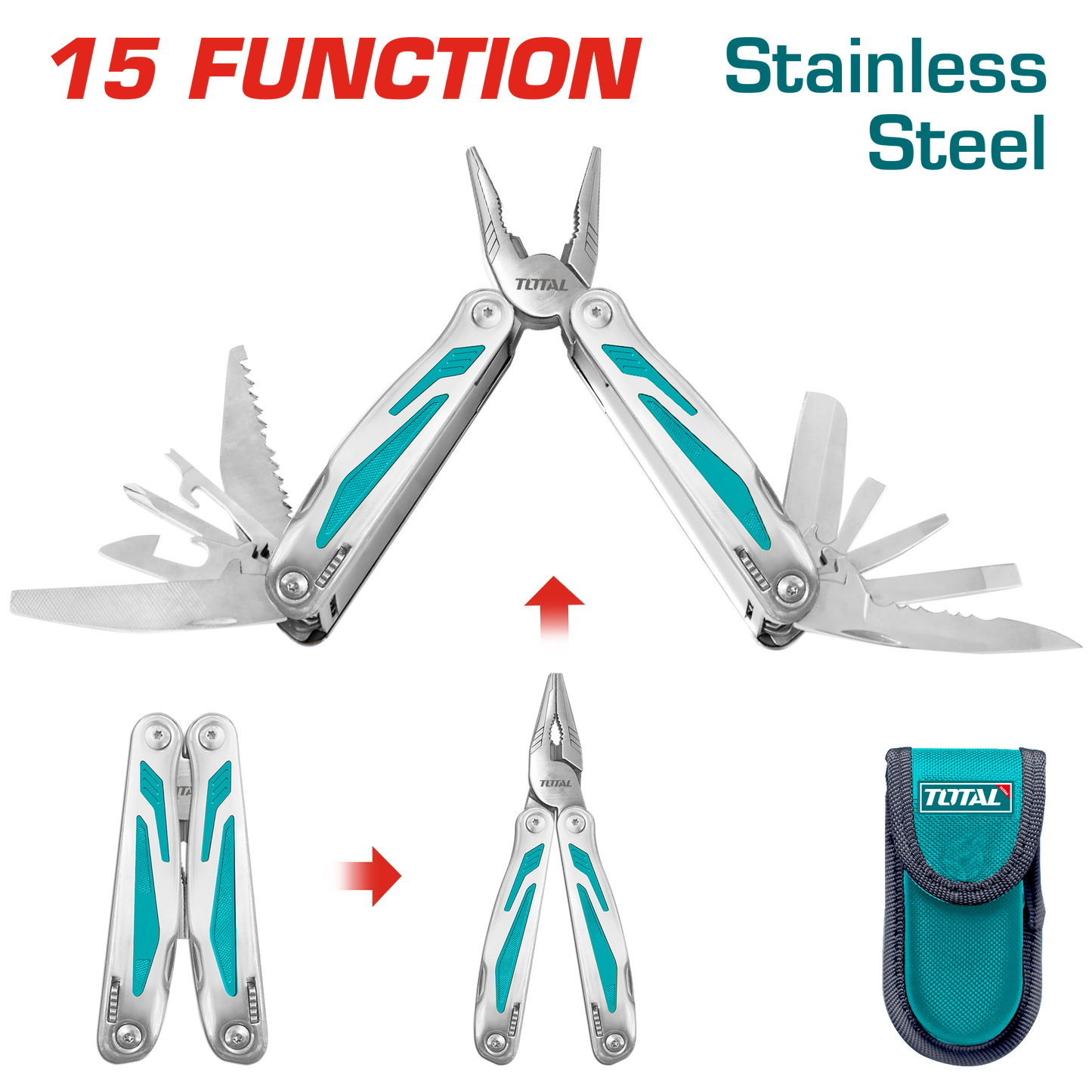 Foldable Multifunction Tool (Overall Size:15mm)
