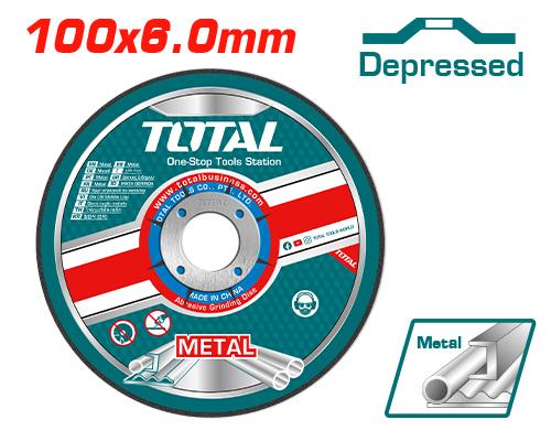 Abrasive Metal Grinding Disc, 100x6x16mm