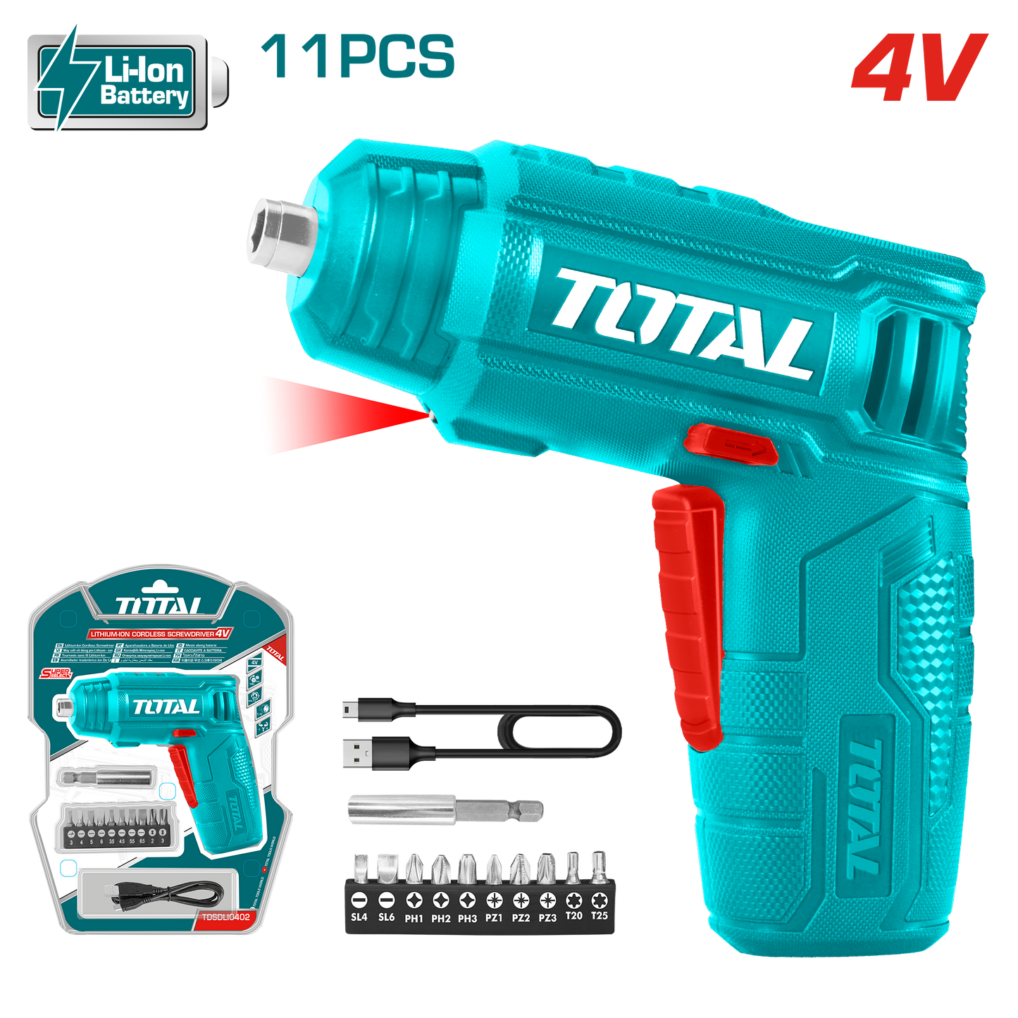 Lithium-Ion Cordless Screwdriver, 40V
