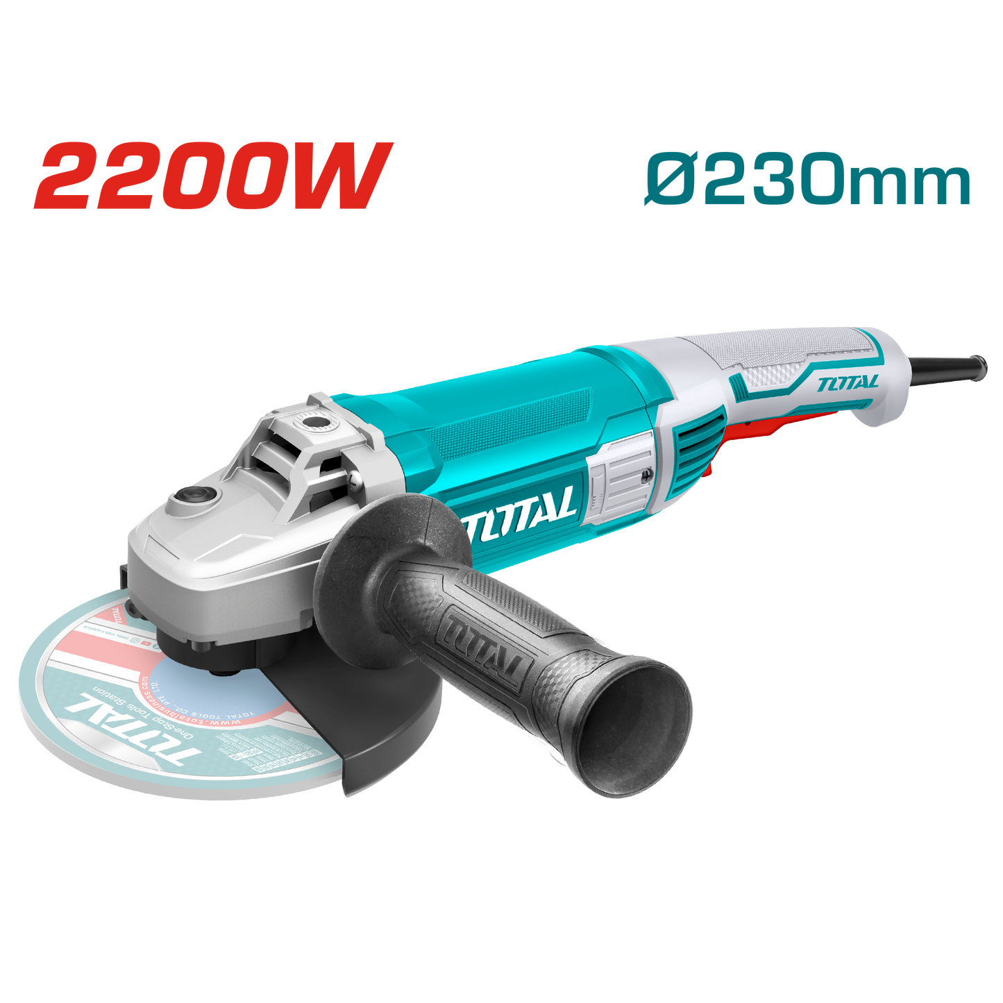 Angle Grinder, 2200W, Disc Dia: 230mm