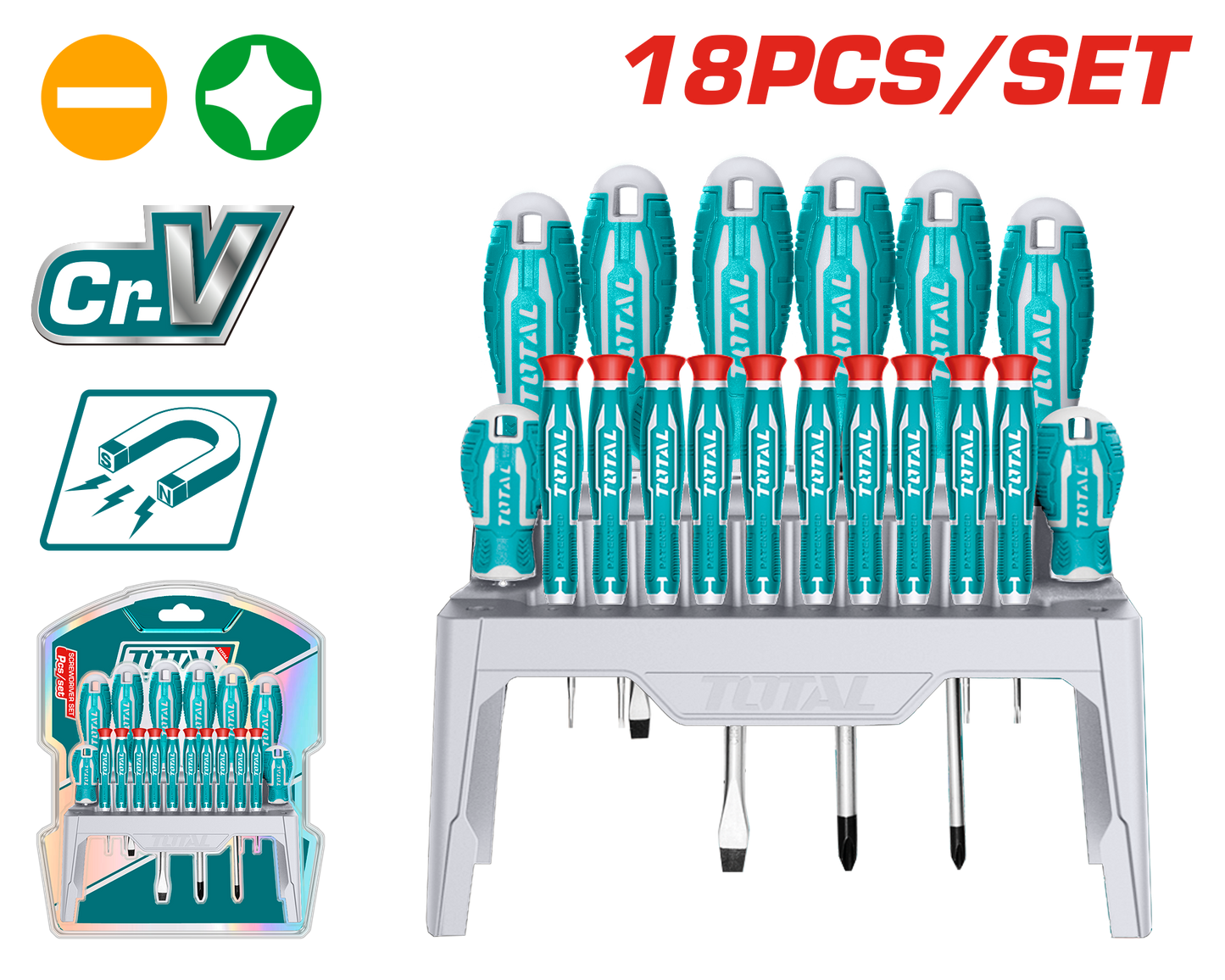18 Pcs Screwdriver And Precision Screwdriver