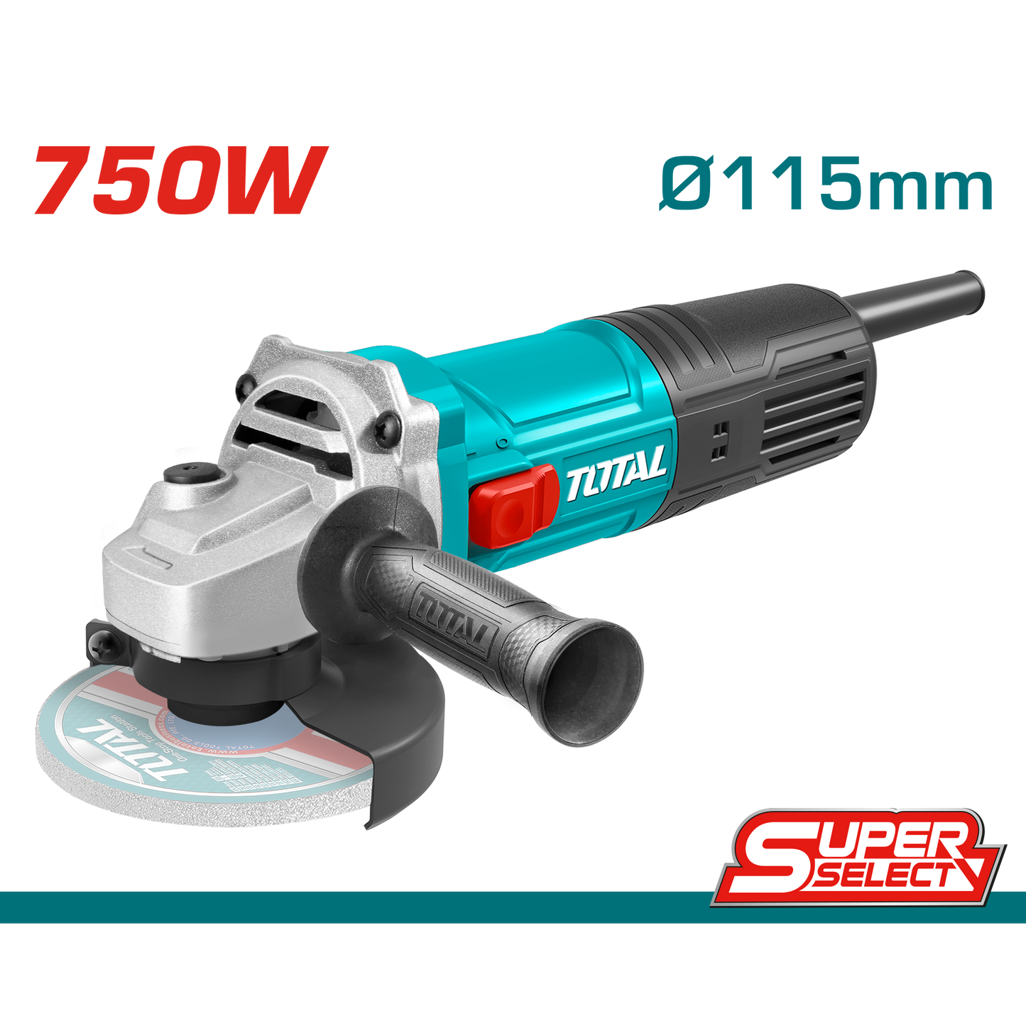 Angle Grinder 750W (115mm Disc Dia)