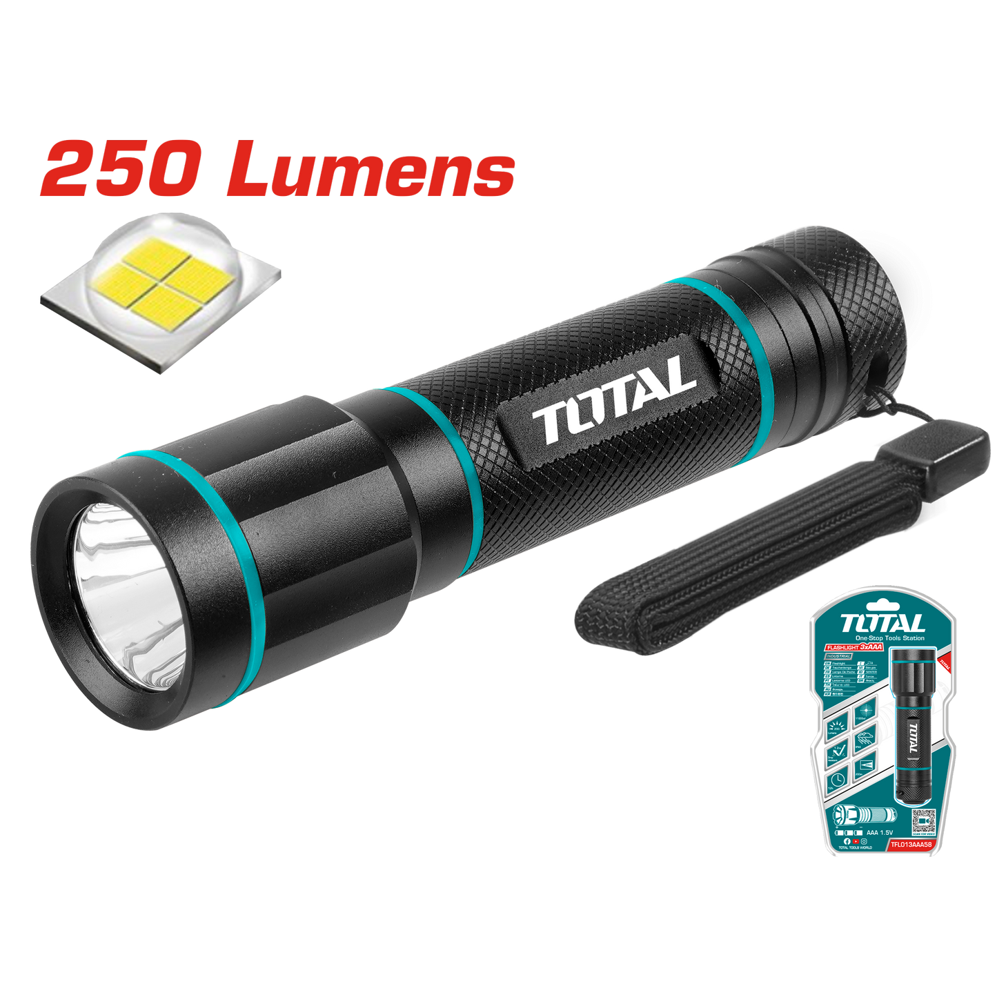 Flashlight 250Lumens