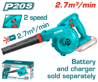 Cordless Blower 2.7³/min - P20S 2.0Ah