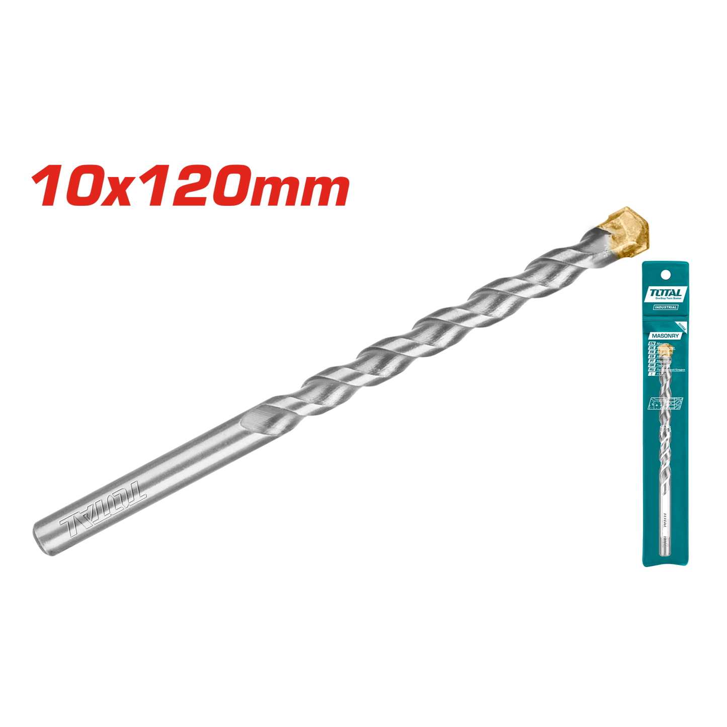 Industrial Masonry Drill Bit 10x120mm