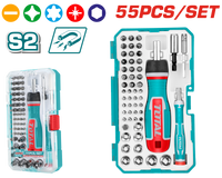 Screwdriver Bits Set (55 pieces)