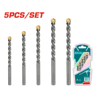 Tungsten Carbide-Tipped Masonry Drill Bit Master Set (5 pieces)