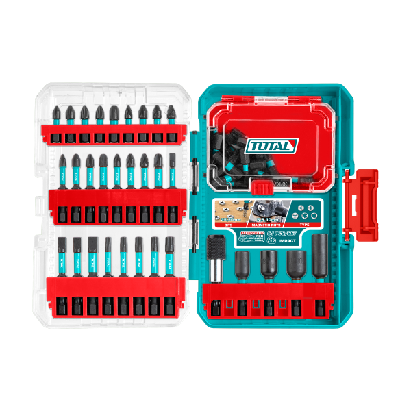Industrial Heavy-Duty Impact Screwdriver Bit Master Set (51 Pieces)