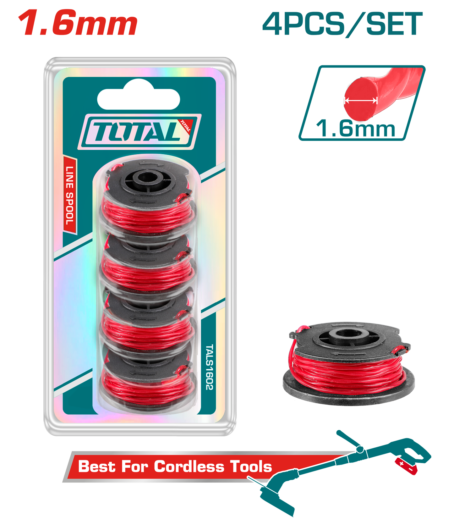 Line Spool 1.6mm (4 pieces)