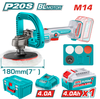 Industrial Brushless Cordless Polisher M14 - Ø7" - P20S 4.0Ah
