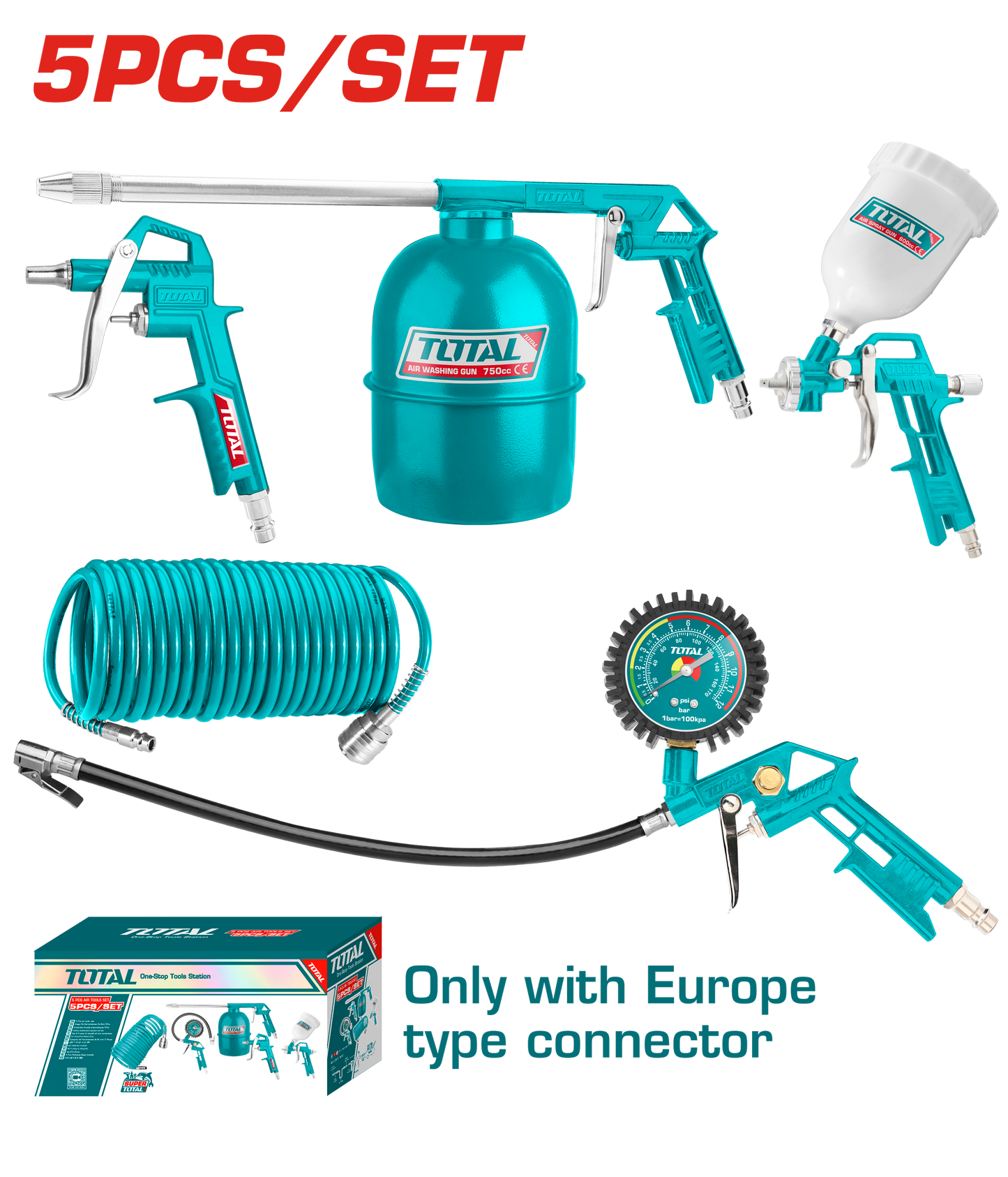 Air Tools Set (5 pieces)