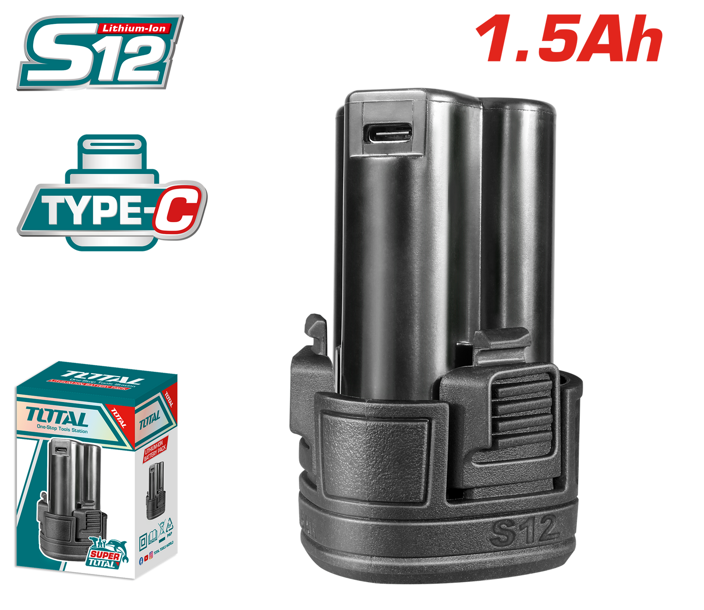 Lithium-Ion Battery Pack S12 1.5Ah - Type C