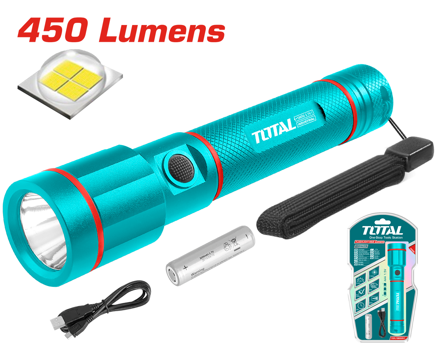 Flashlight 450 Lumens