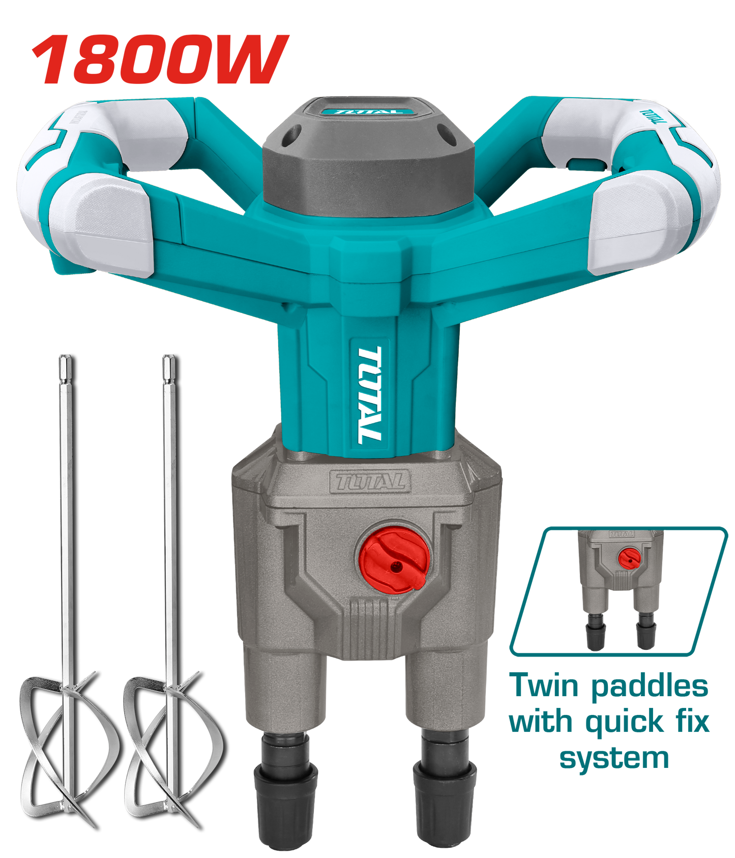 Mixer 1800W - Twin Paddles