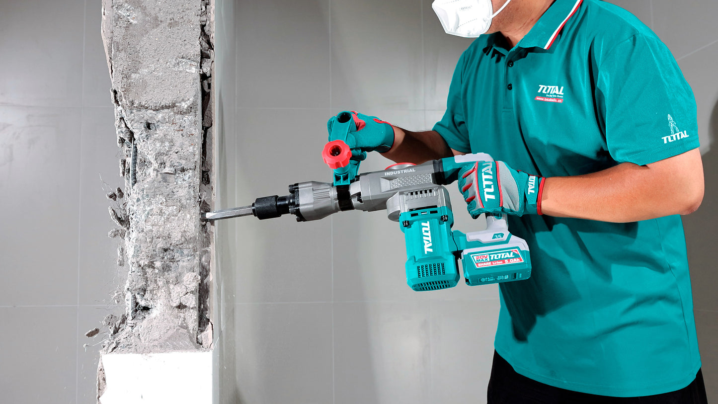 Industrial Brushless Cordless Demolition Breaker 35mm - HEX - P20S 5.0Ah