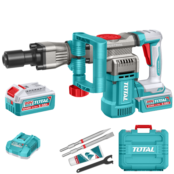 Industrial Brushless Cordless Demolition Breaker 35mm - HEX - P20S 5.0Ah