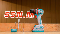Compact Brushless Cordless Drill 55N.m - P20S 2.0Ah