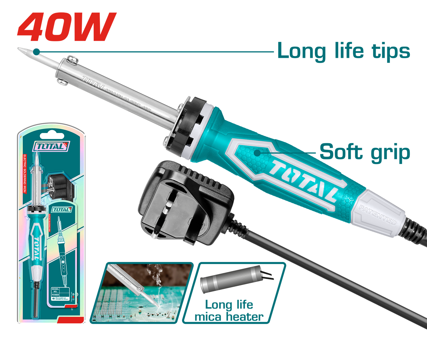 Industrial Electric Soldering Iron 40W