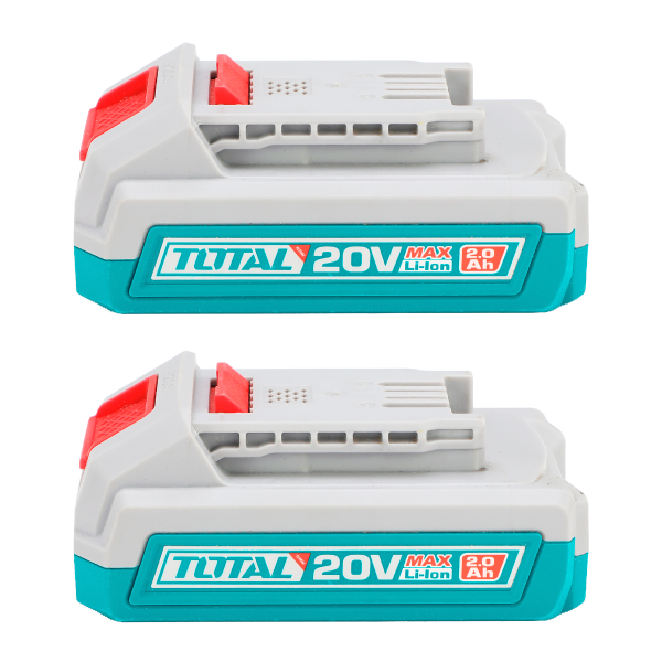 20V P20S Industrial Lithium-Ion Battery & Intelligent Charger Starter Kit (Dual 2.0Ah Power Packs / 2A Smart Desktop Dock)