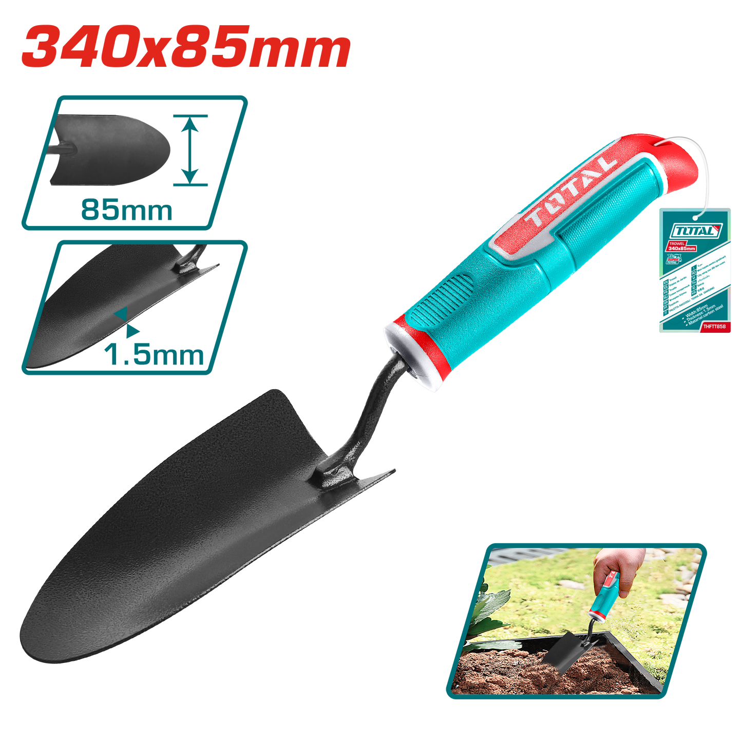 Gardening Trowel 340x85mm