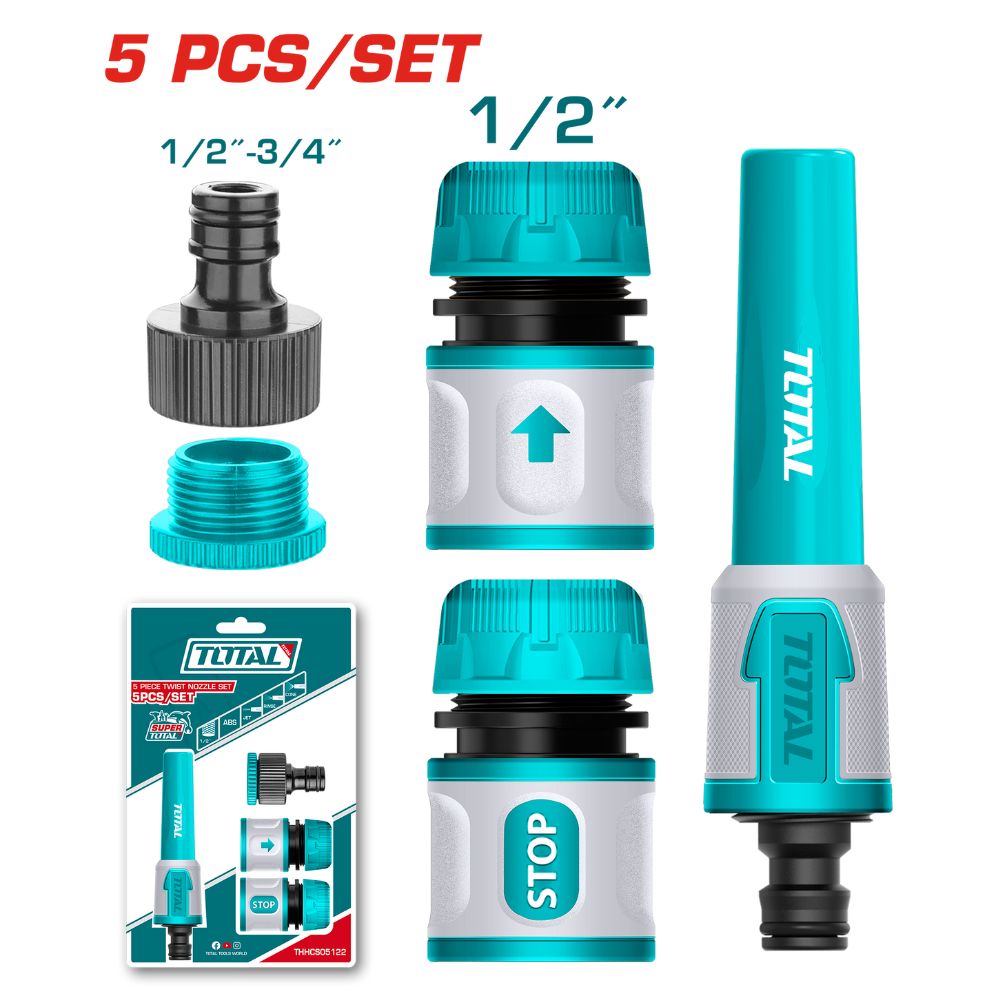 Twist Nozzle Set (5 pieces)