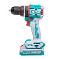 Compact Brushless Cordless Impact Drill + Tools Set (166 pieces)