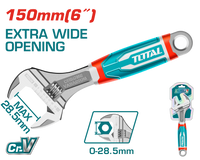 Adjustable Wrench 150mm(6") - Extra Wide Openning