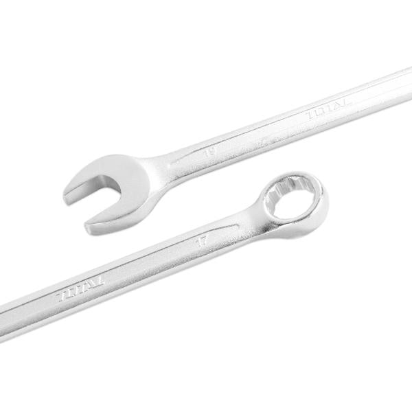 Industrial Fine-Polished Metric Combination Spanner Set 6 - 19mm (8 pieces)