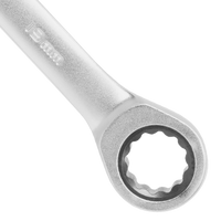 Industrial Fine-Polished Cr-V Metric Ratchet Spanner Set (8 pieces) - Cr-Mo Gears