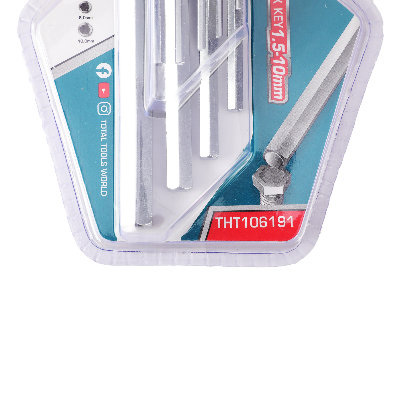 Hex Key Set Long Arm (9 pieces set)