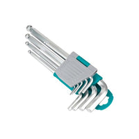 Industrial S2 Steel Long Arm Ball Point Hex Key Set (9 pieces)