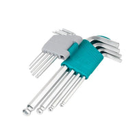Industrial S2 Steel Long Arm Ball Point Hex Key Set (9 pieces)